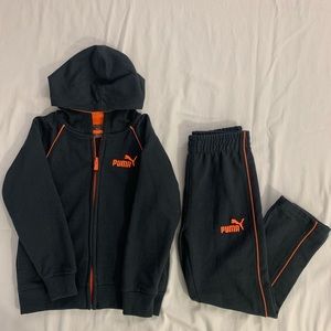 Puma Unisex Zip-Up Hoodie & Sweat Pant Set